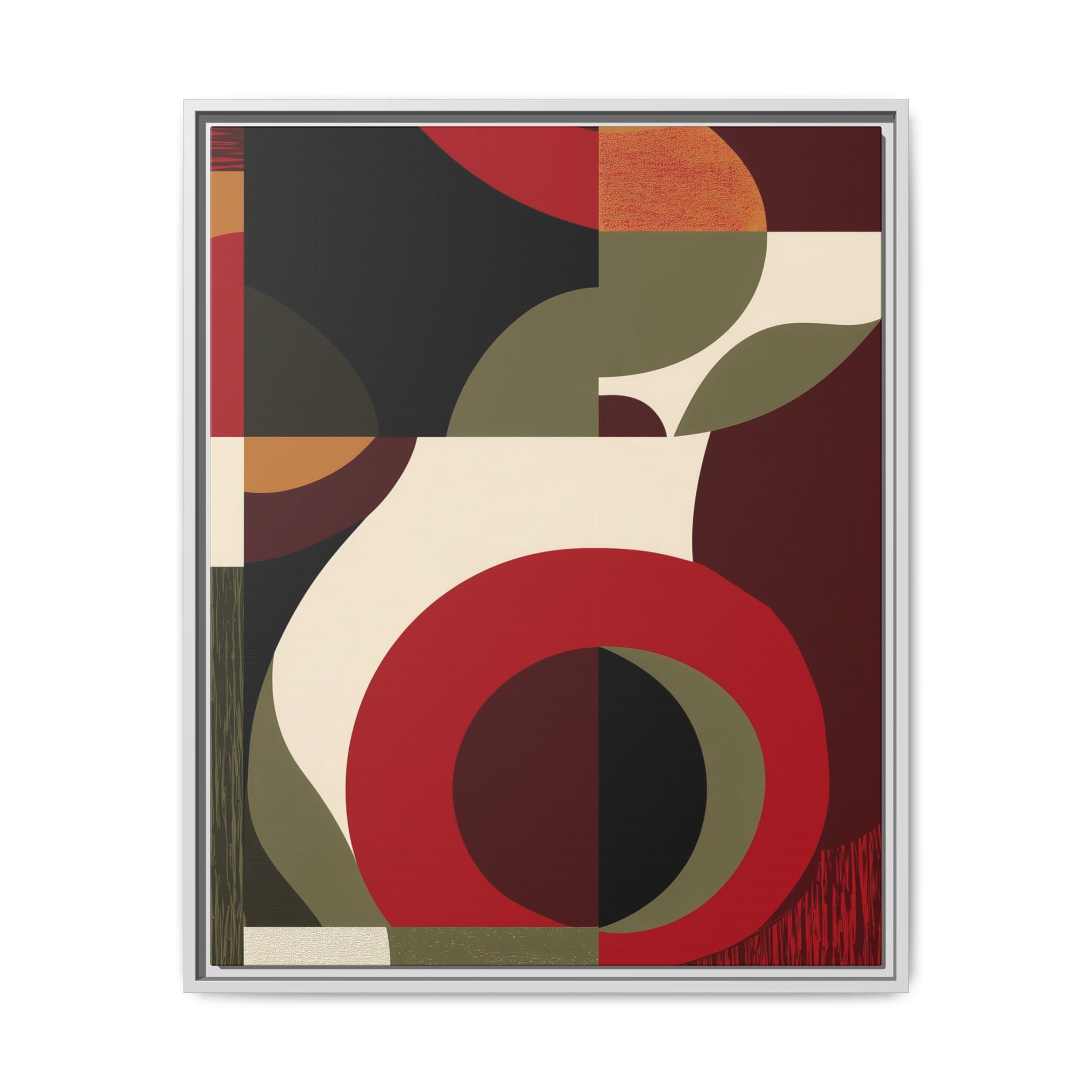 Geometric Intersections: Mid-Century Modern Design, Abstract Architectural Composition, Rhythmic Curved Forms   |   Custom Orders Accepted