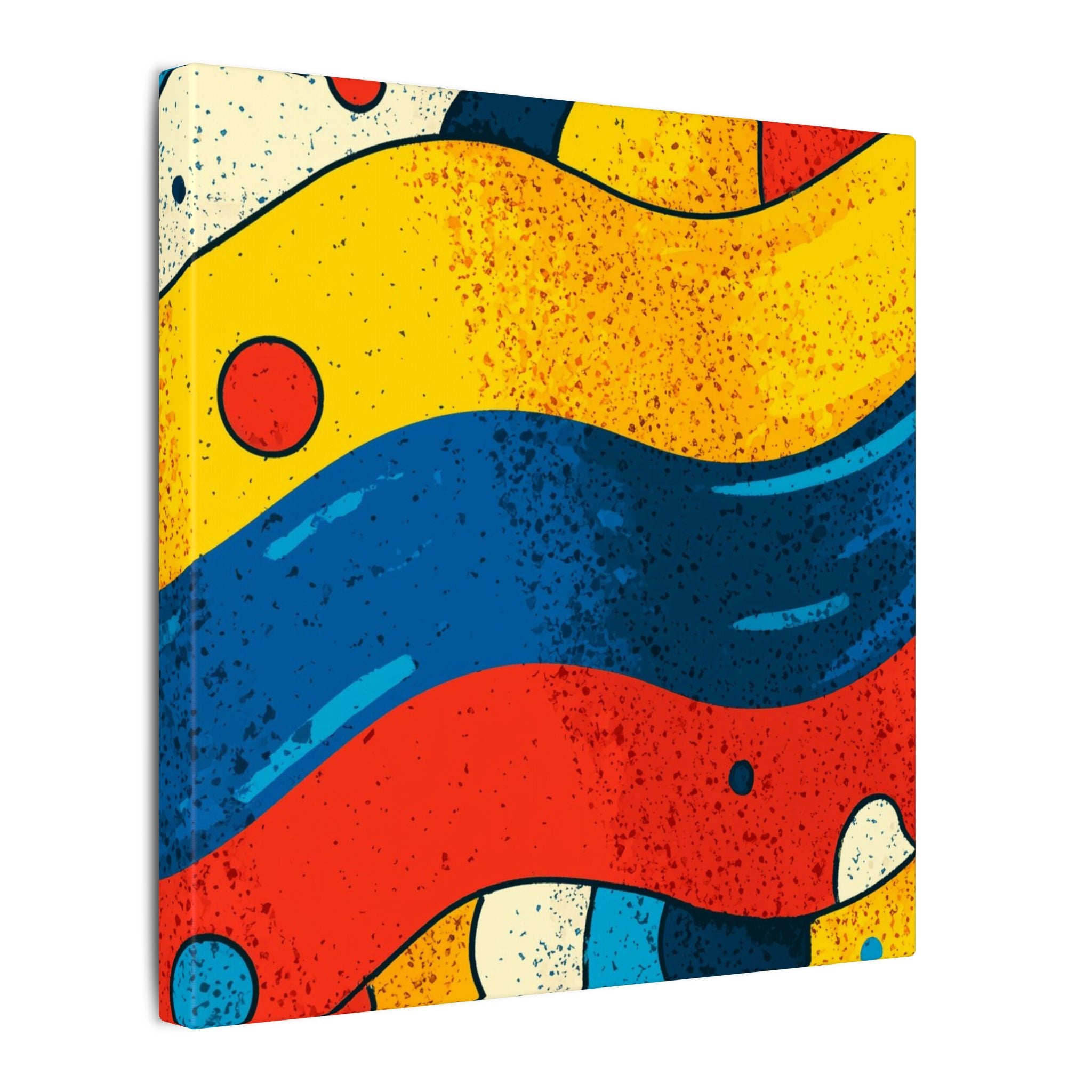 Fluid Dynamics: Retro Abstract Shapes, Mid-Century Modern Motion, Geometric Color Waves   |   Custom Orders Accepted