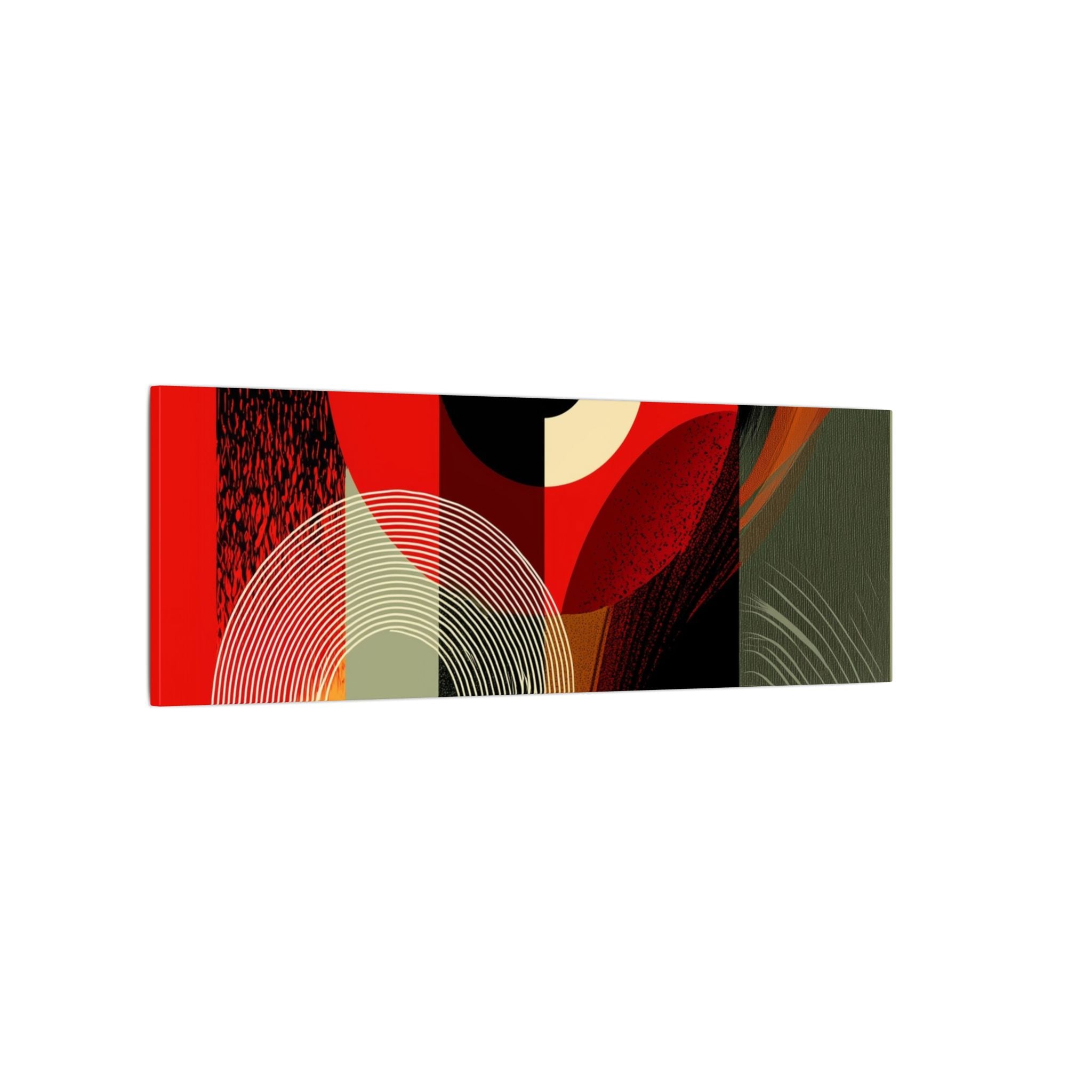 Geometric Convergence: Mid-Century Modern Abstract, Constructivist Design Principles, Bold Chromatic Composition   |   Custom Orders
