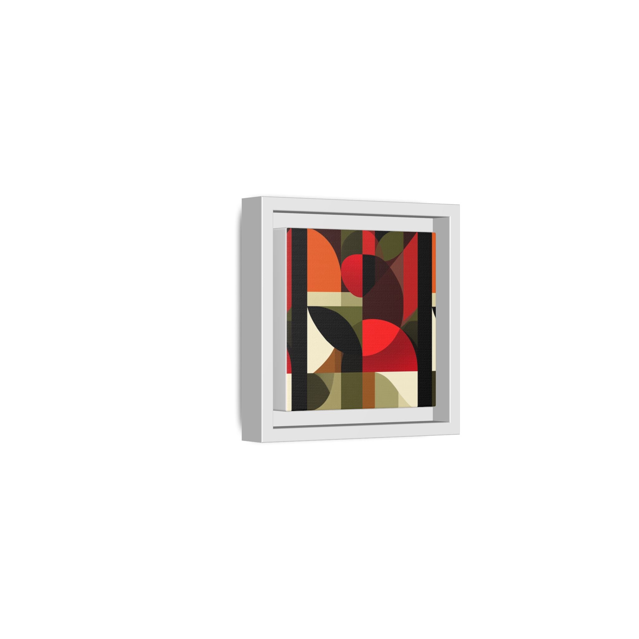 Geometric Fusion: Modern Abstract Composition, Cubist Color Blocks, Architectural Form Harmony   |   Custom Orders Accepted