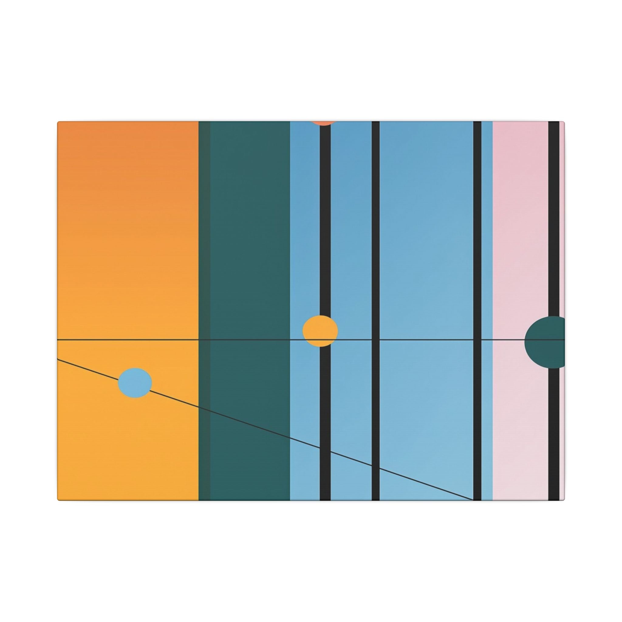 Geometric Networks: Constructivist Color Planes, Intersectional Design, Minimalist Spatial Composition   |   Custom Orders Accepted