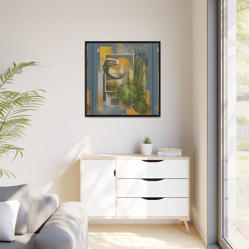 Serpent in Geometrics: Tropical Graphic Design, Modern Nature Illustration   |    Custom Orders Available