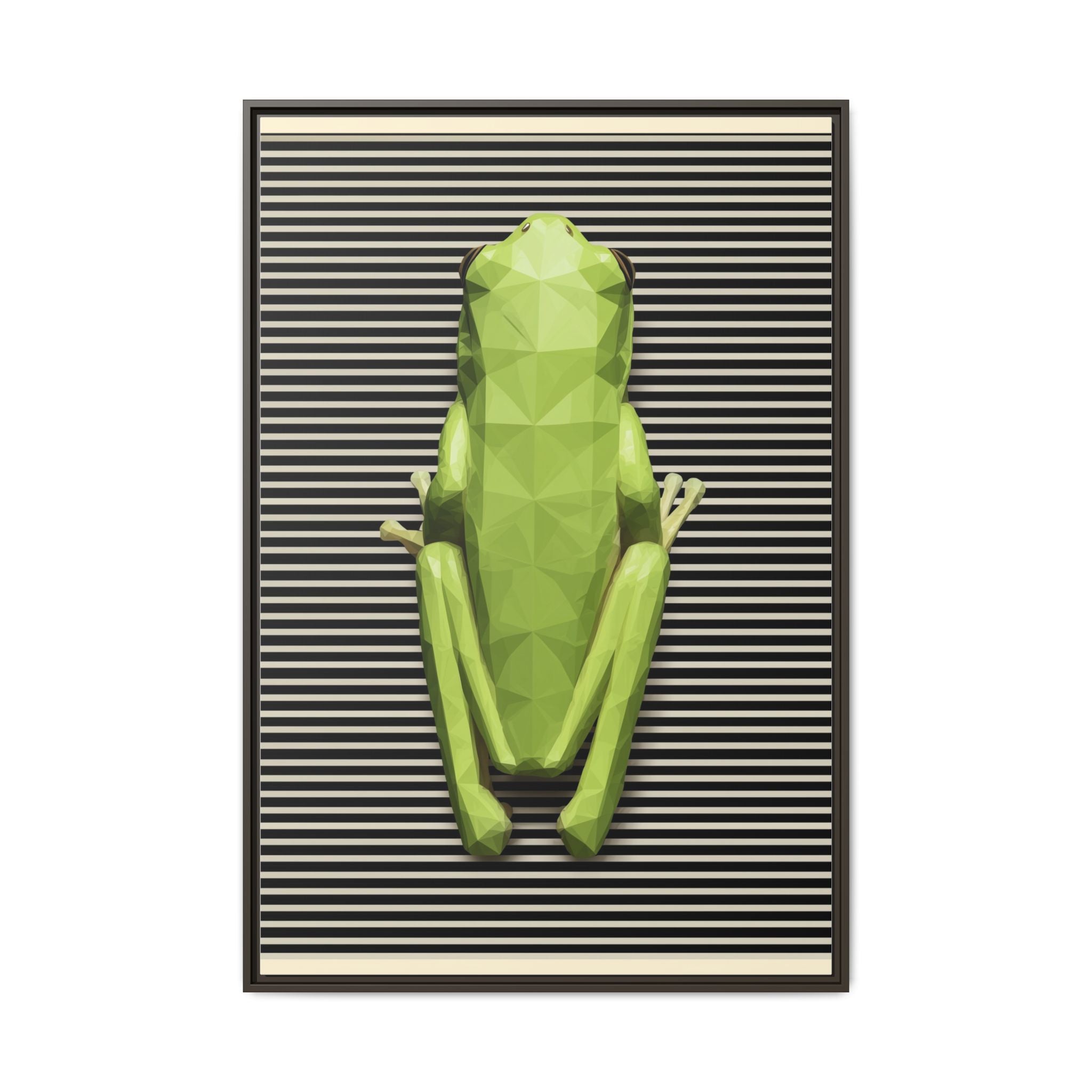 Geometric Amphibian: Low-Poly Frog Design, Digital Art Minimalism   |  Personalized & Custom Orders Available
