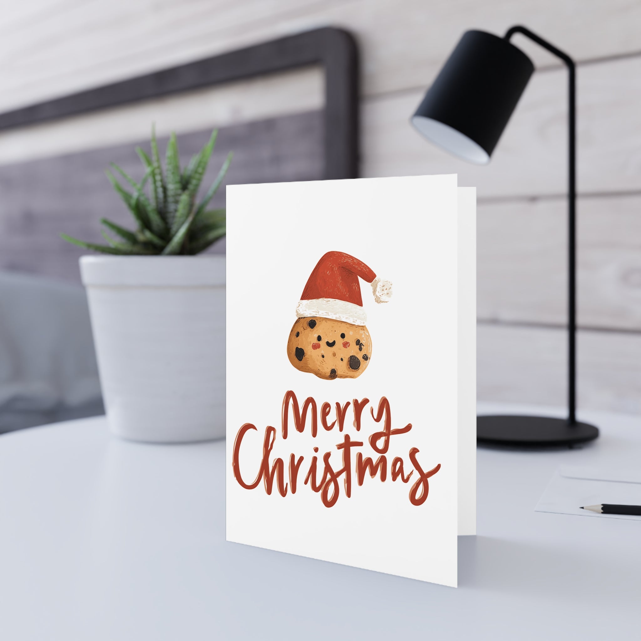 Festive Cookie Charm: Merry Christmas Illustration, Digital Holiday Art, Whimsical Cartoon Character | Custom Orders Accepted
