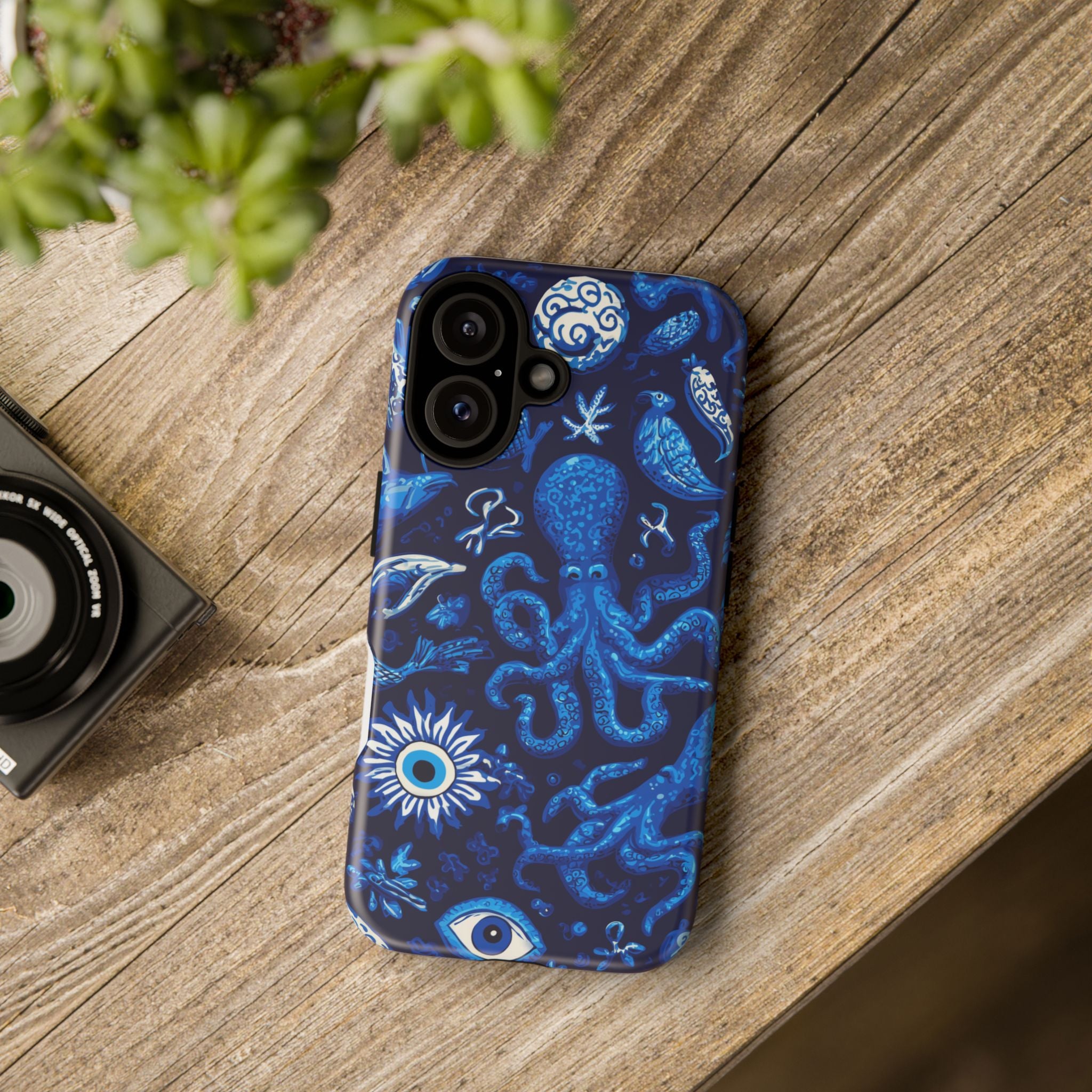 Greek-Inspired Phone Case, Tough Cases for Travel Lovers, Trendy Accessories for Summer, Unique Gifts for Phone Protection