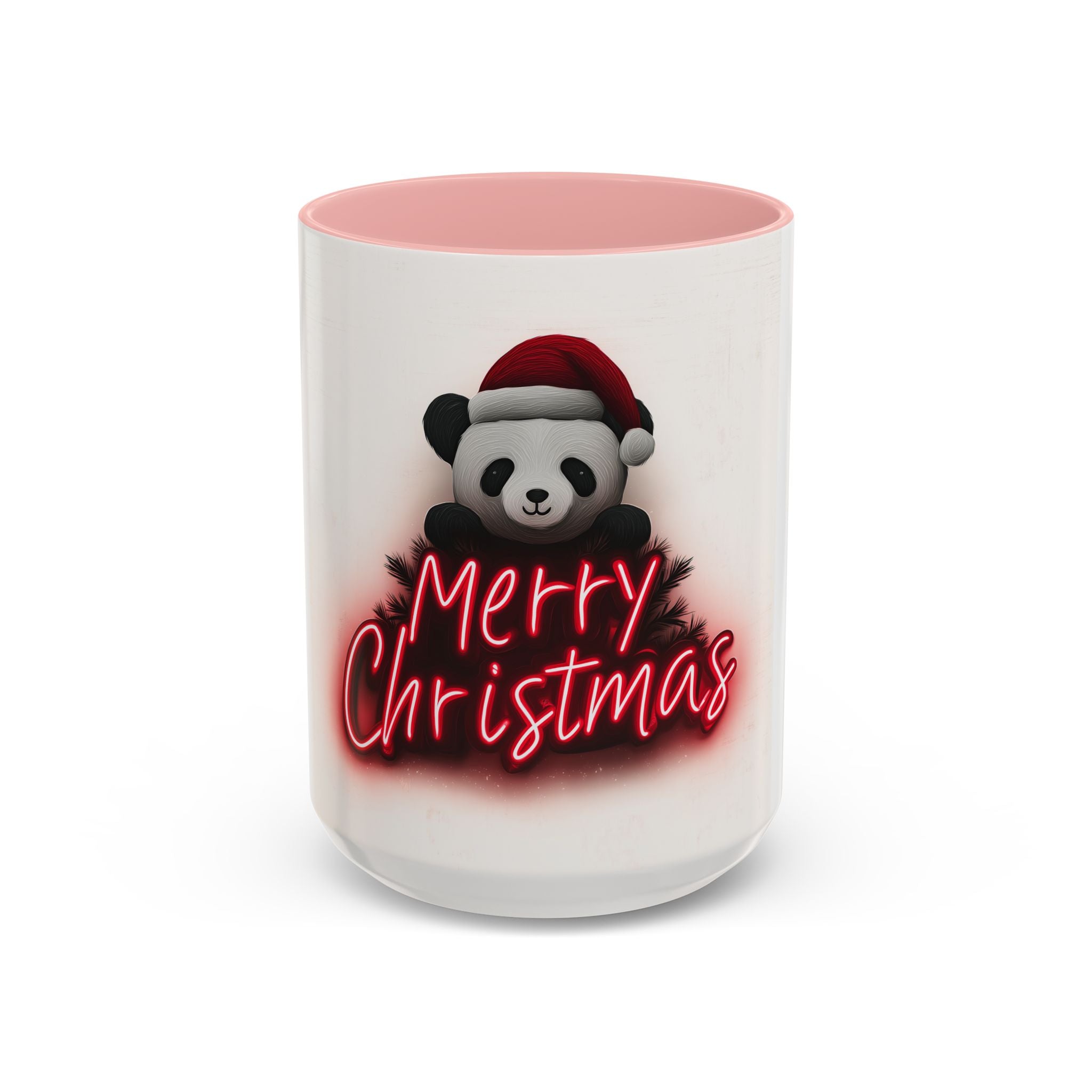 Merry Christmas Panda Mug, Fun Holiday Coffee Cup, Cute Gift for Animal Lovers, Festive Drinkware, Christmas Decorations