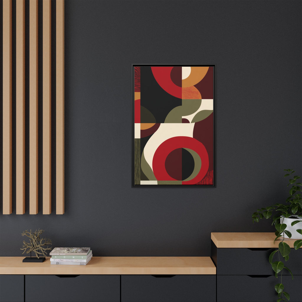Geometric Intersections: Mid-Century Modern Design, Abstract Architectural Composition, Rhythmic Curved Forms   |   Custom Orders Accepted