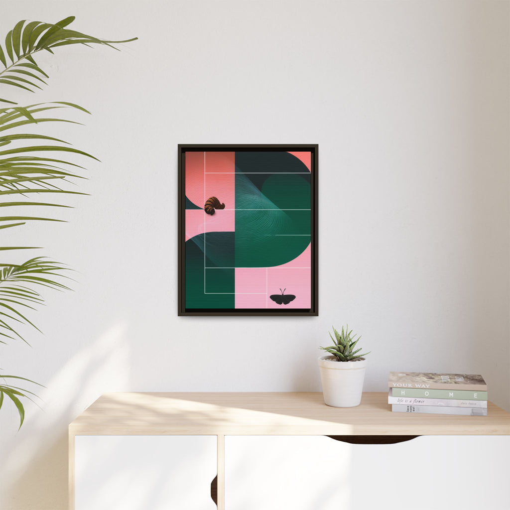 Metamorphic Geometric Framed Print : Abstract Graphic Design, Contemporary Digital Art Composition   |  Custom Orders Available