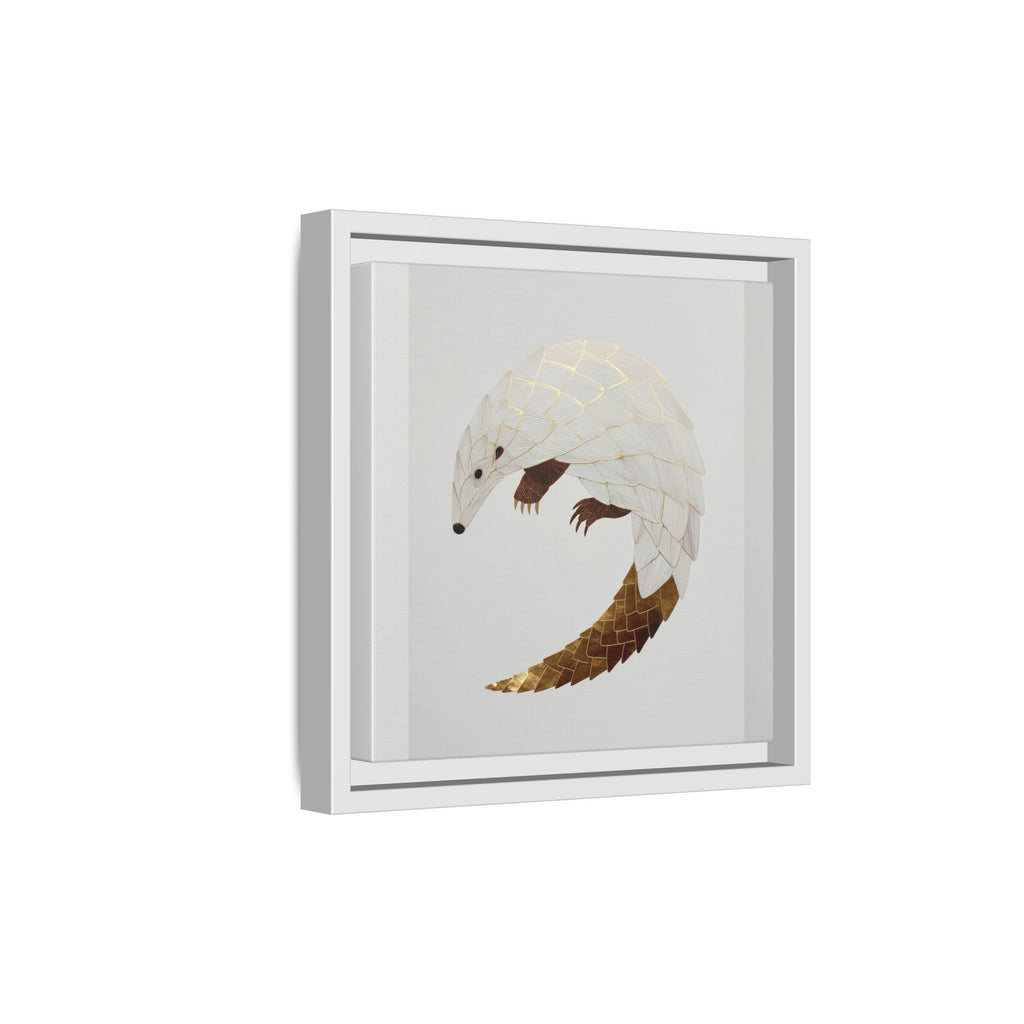 Geometric Hedgehog: Minimalist Wildlife Illustration, Layered Metallic Geometric Art   |    Custom Orders Available