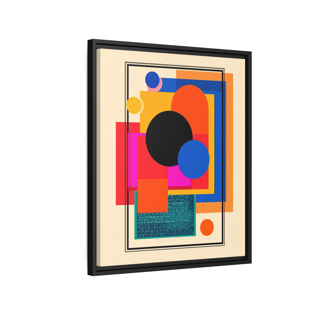 Geometric Harmony: Abstract Color Blocks, Mid-Century Modern Design, Minimalist Art Composition   |   Custom Orders Accepted
