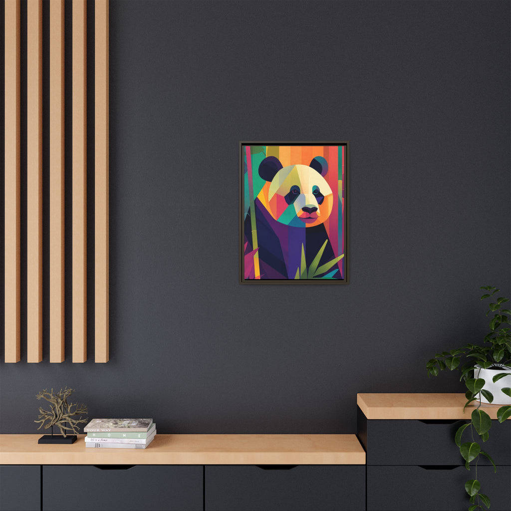 Geometric Panda Framed Print : Kaleidoscope Panda, Digital Art Illustration   |  Personalized & Custom Orders Available