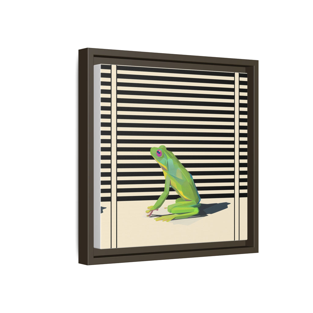 Geometric Frog Persona: Modern Wildlife Illustration, Vibrant Graphic Design   |  Personalized & Custom Orders Available