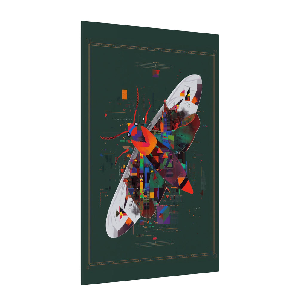 Geometric Butterfly: Digital Fragmentation, Chromatic Abstract Design   |    Custom Orders Available