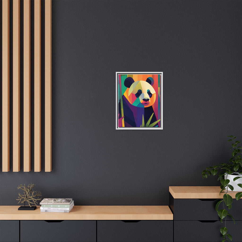 Geometric Panda Framed Print : Kaleidoscope Panda, Digital Art Illustration   |  Personalized & Custom Orders Available