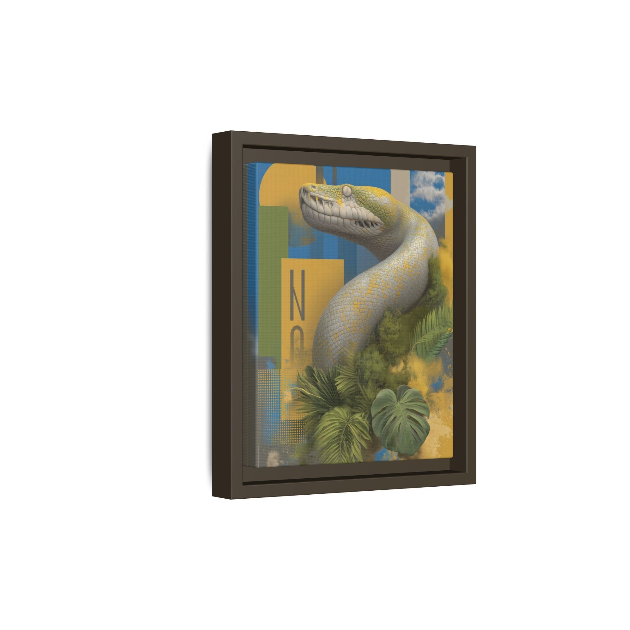 Serpent's Geometry: Tropical Realism, Digital Wildlife Composition   |    Custom Orders Available