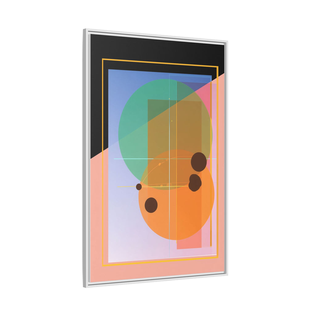 Geometric Harmony: Abstract Composition, Overlapping Shapes, Precision Design   |   Custom Orders Accepted