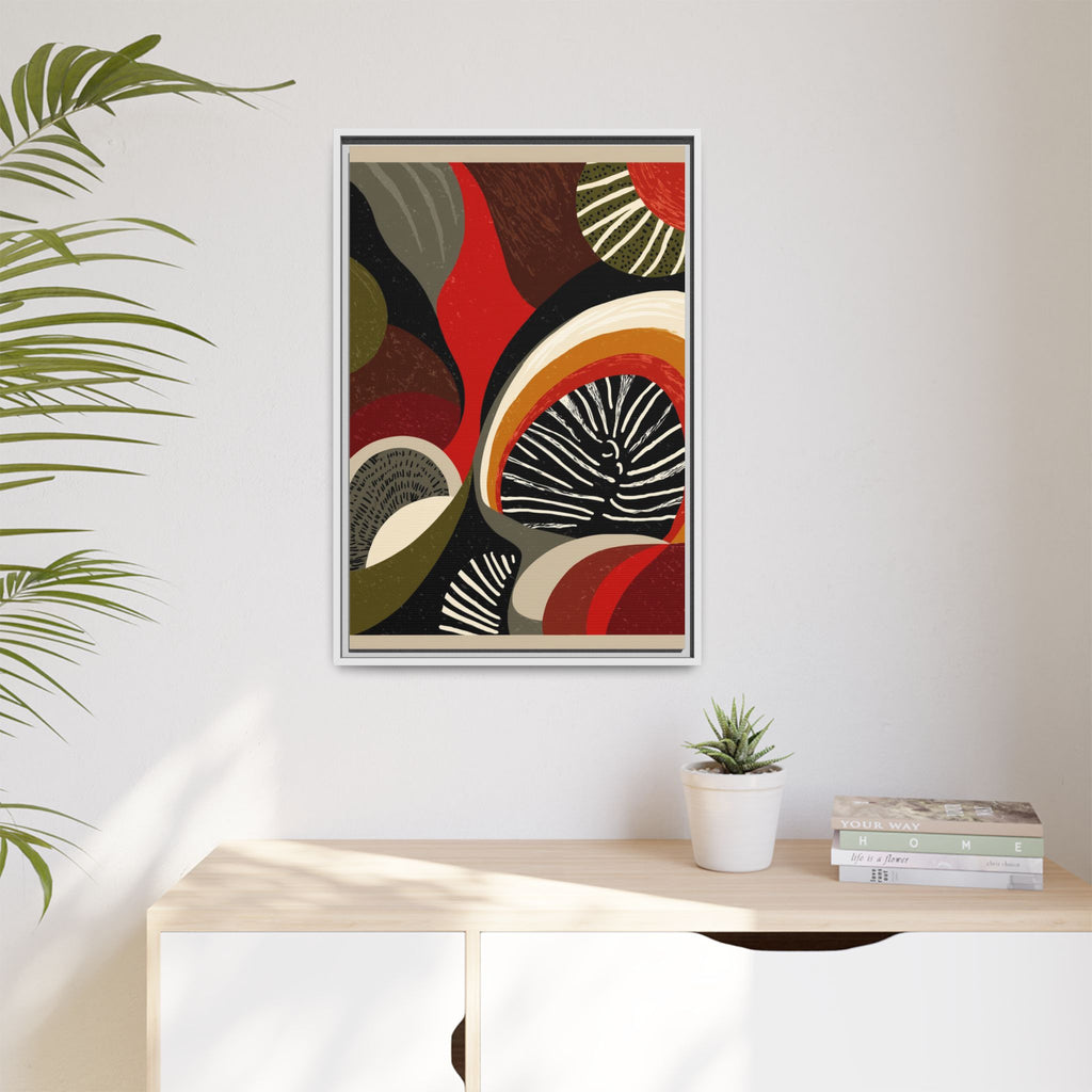 Geometric Rhythm: Abstract Composition, Mid-Century Modern Art, Radial Design Inspiration   |   Custom Orders Accepted