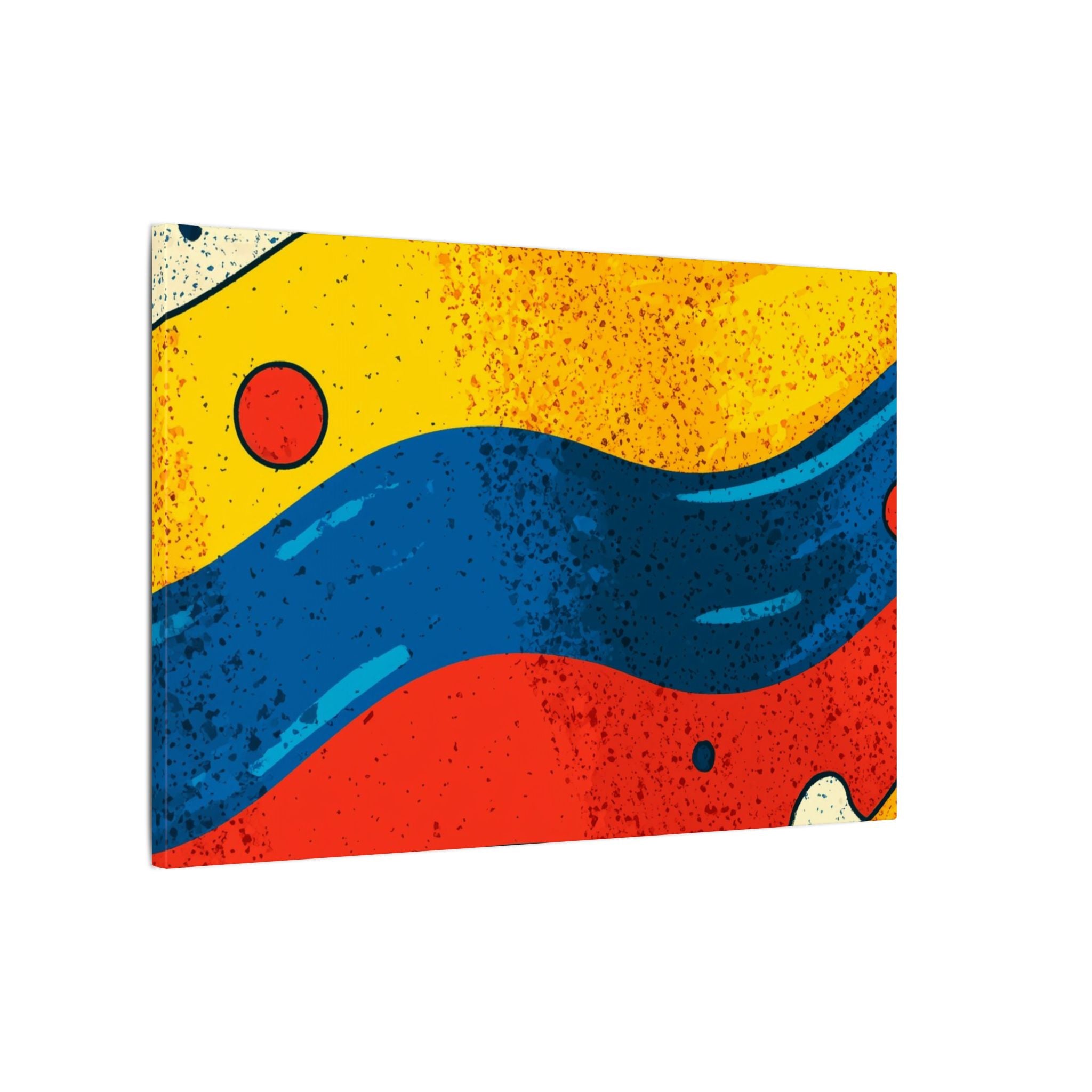 Fluid Dynamics: Retro Abstract Shapes, Mid-Century Modern Motion, Geometric Color Waves   |   Custom Orders Accepted