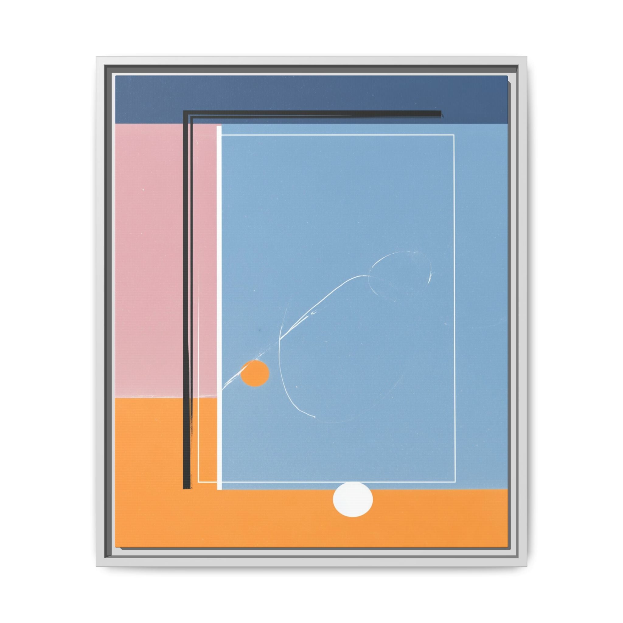 Geometric Layered Abstraction: Modernist Color Planes, Constructivist Design, Minimalist Composition   |   Custom Orders Accepted