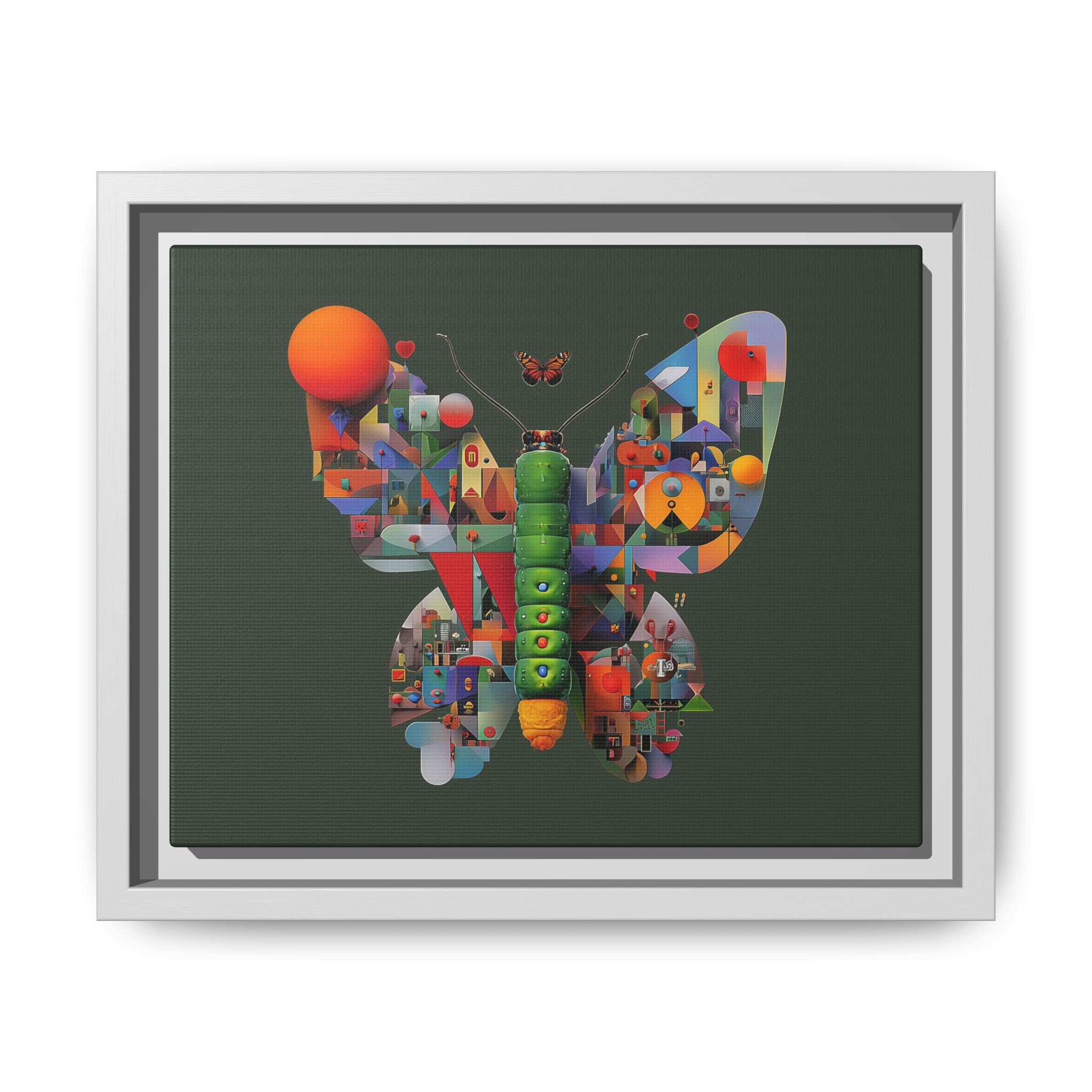 Furnie: Geometric Butterfly Mosaic, Digital Art Landscape   |    Custom Orders Available