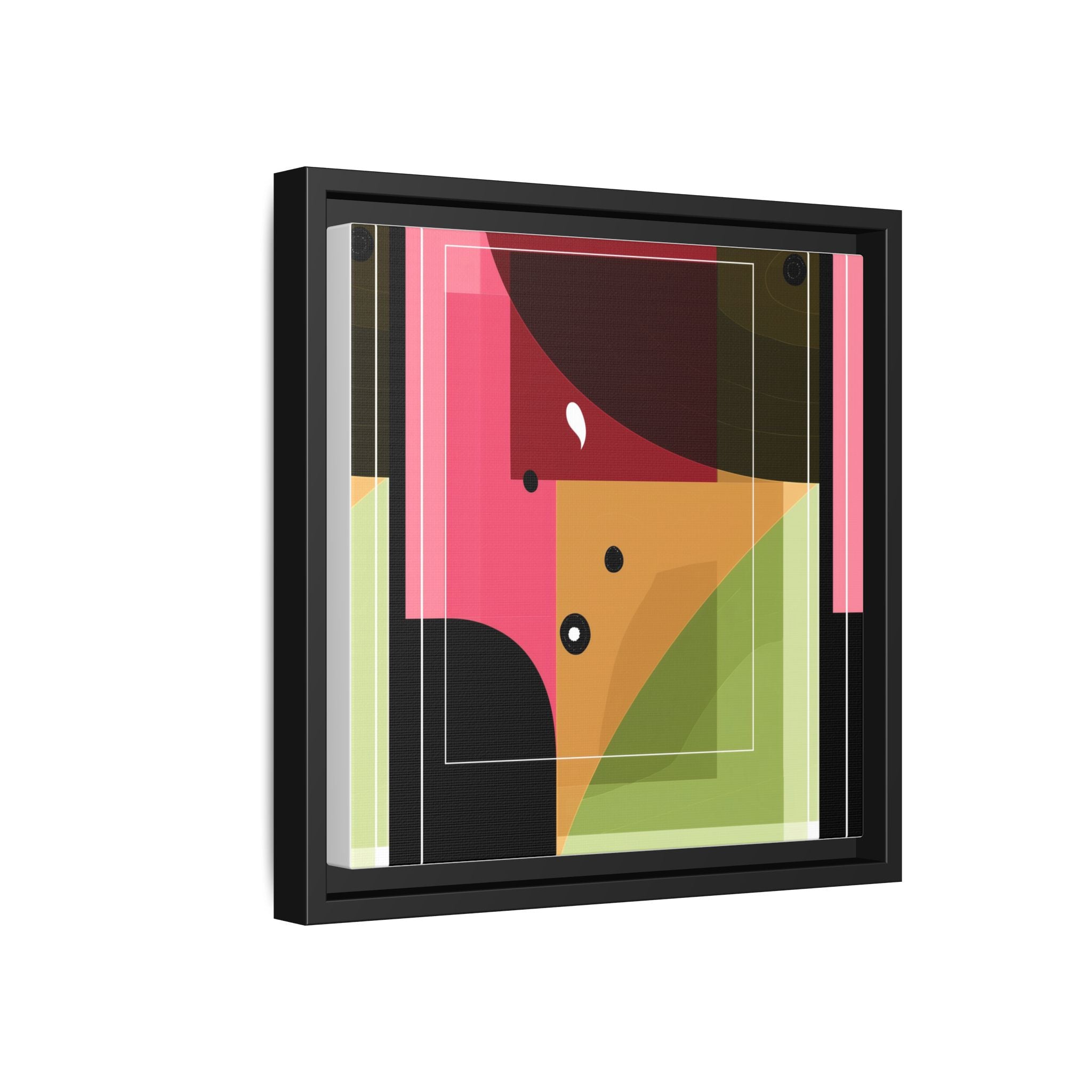 Geometric Convergence: Abstract Modernist Composition, Constructivist Color Blocking, Layered Geometric Design   |   Custom Orders Accepted