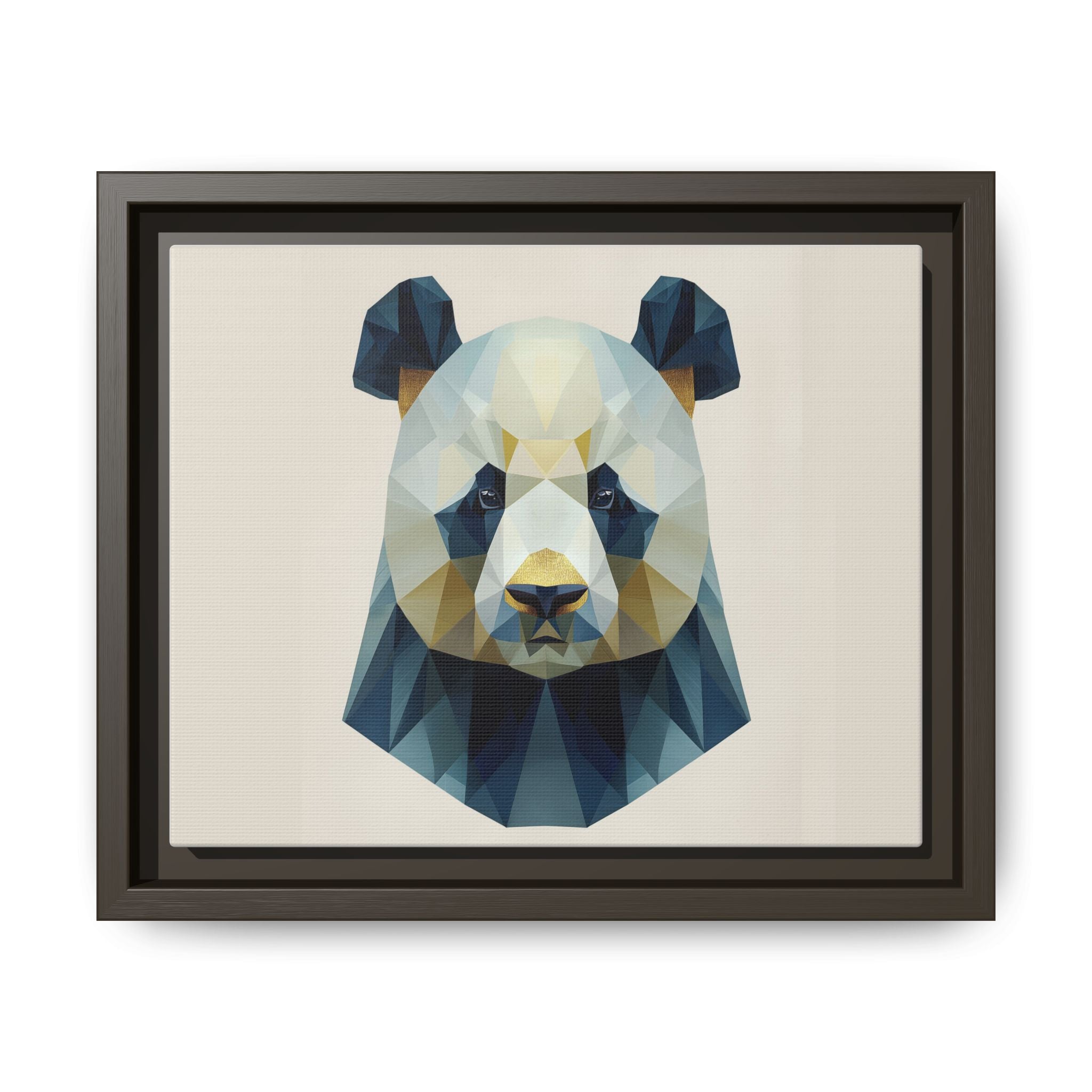 Geometric Panda Prism: Low-Poly Digital Wildlife Art, Minimalist Triangular Design   |  Personalized & Custom Orders Available