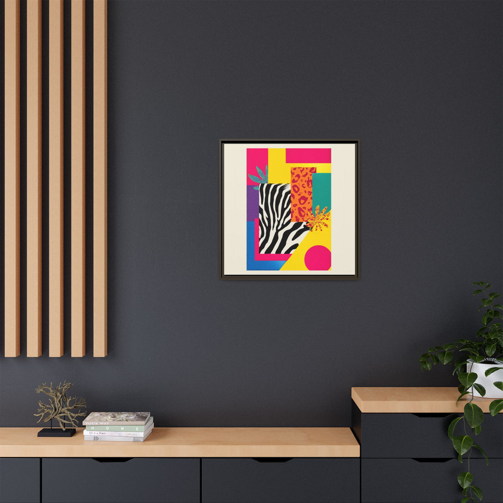 Zebra Stripes & Leopard Spots: 80s Pop Art Design, Memphis Style Graphic, Geometric Color Block Pattern   |   Custom Orders Accepted