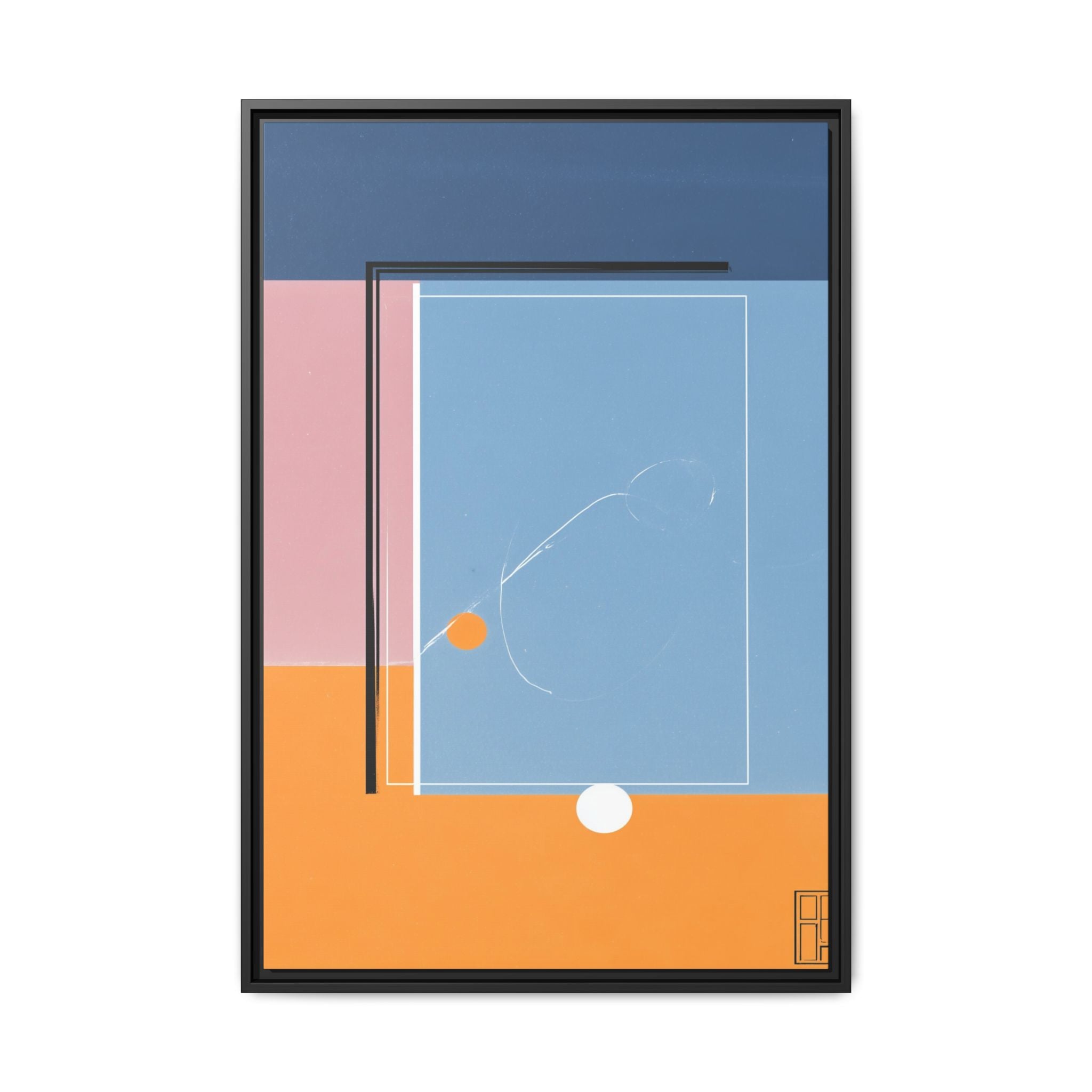 Geometric Layered Abstraction: Modernist Color Planes, Constructivist Design, Minimalist Composition   |   Custom Orders Accepted