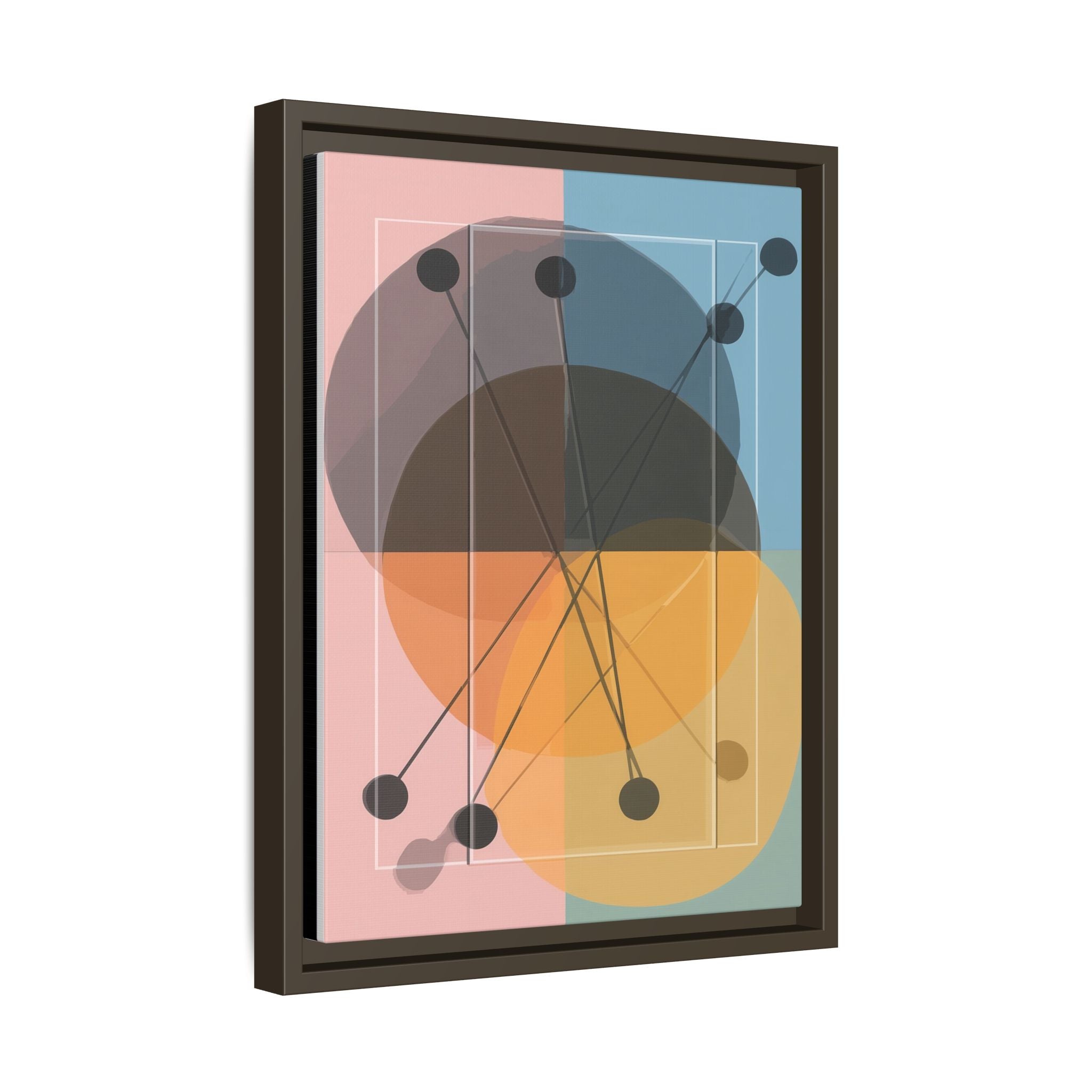 Geometric Intersections: Pastel Quadrants, Mid-Century Minimalism, Network Nodes   |   Custom Orders Accepted