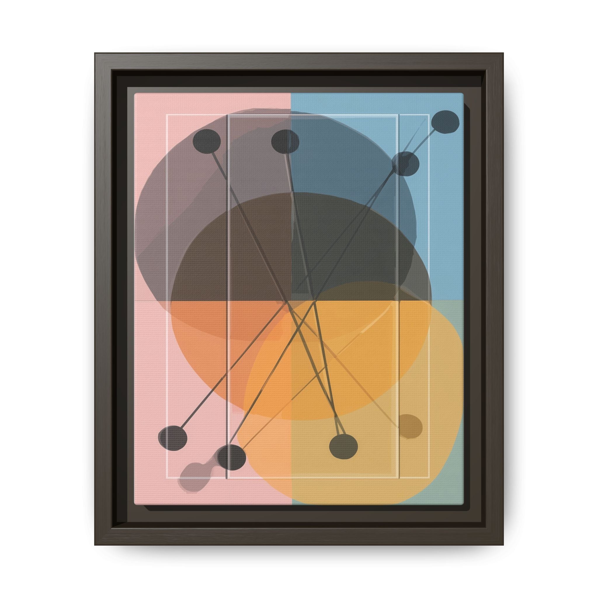 Geometric Intersections: Pastel Quadrants, Mid-Century Minimalism, Network Nodes   |   Custom Orders Accepted