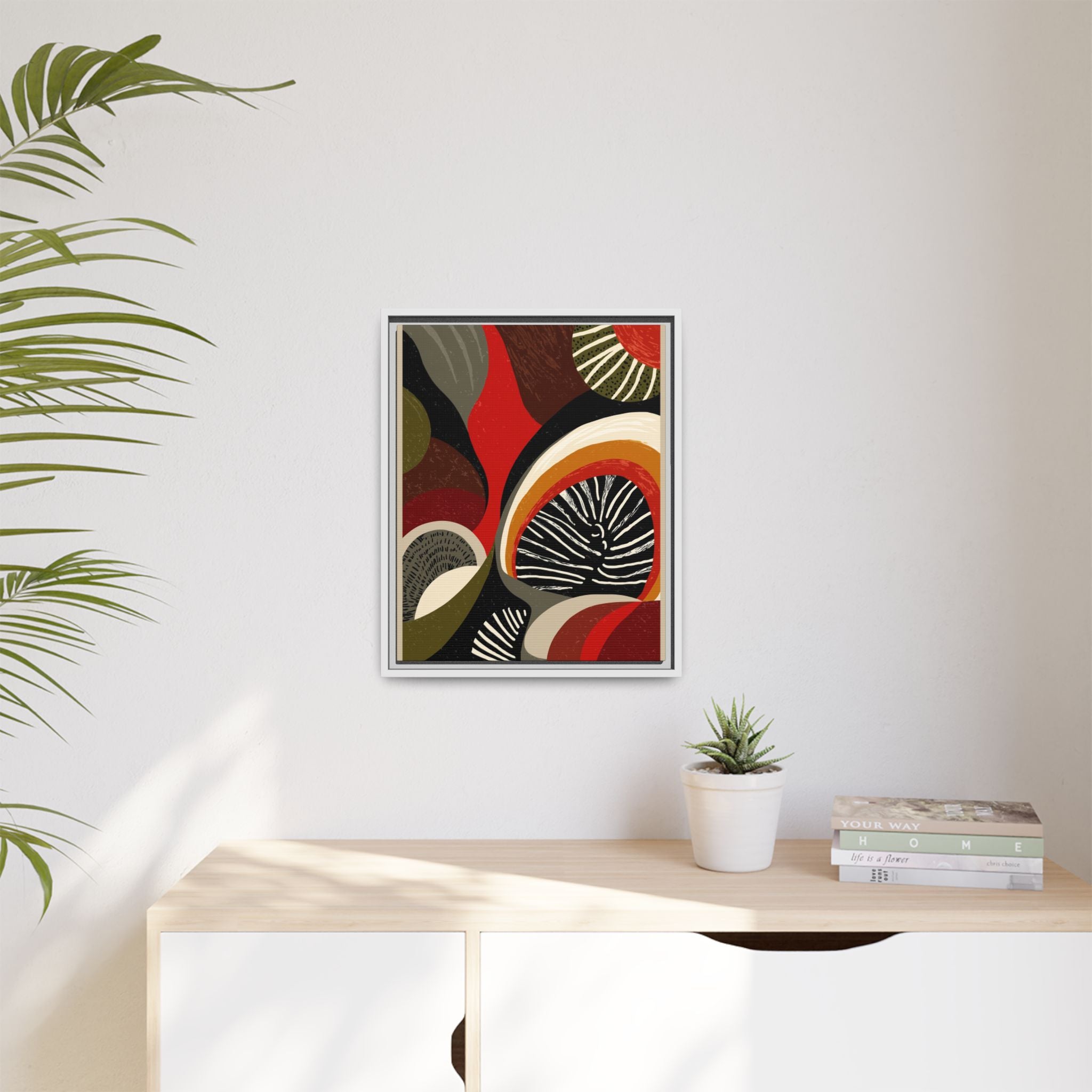 Geometric Rhythm: Abstract Composition, Mid-Century Modern Art, Radial Design Inspiration   |   Custom Orders Accepted