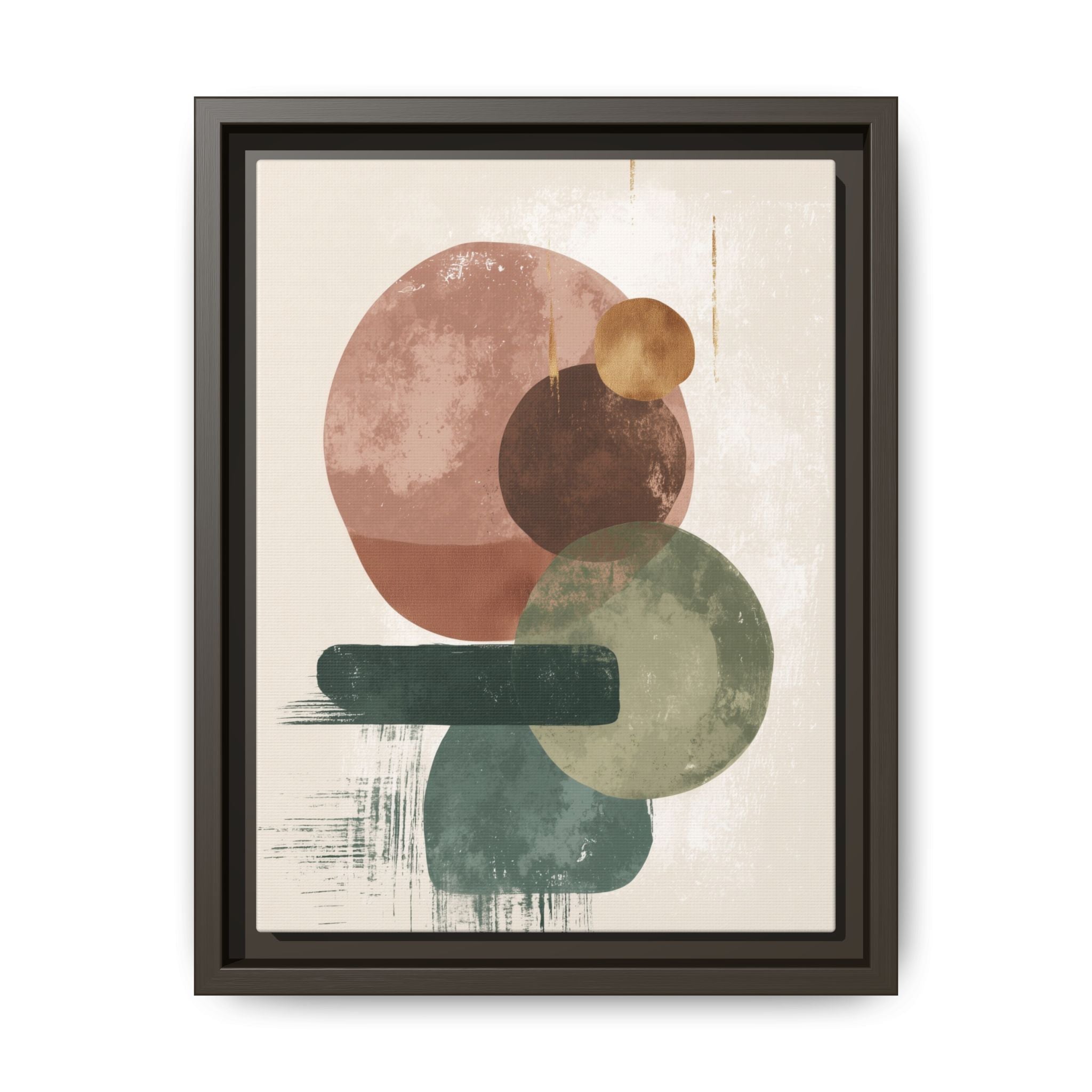 Organic Intersections: Watercolor Abstraction, Earth Tone Composition, Modern Minimalist Art   |   Custom Orders Accepted