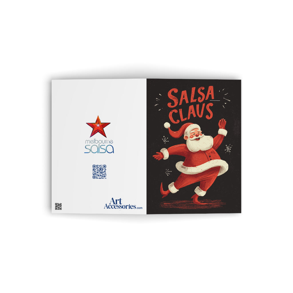Christmas Salsa Dancing Greeting Card