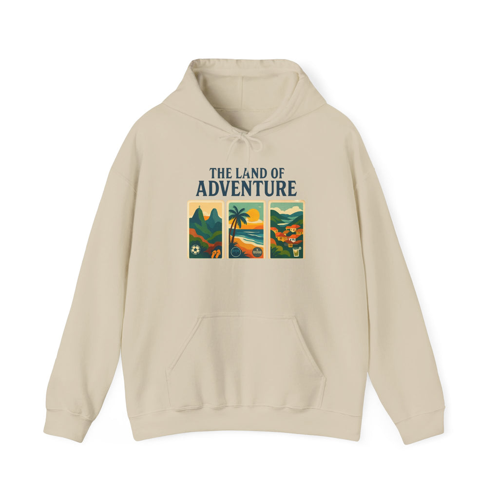 Unisex Heavy Blend™ Hooded Sweatshirt - Brazil Graphic Sweatshirt, Brazil, Brazillian, Rio De Janeiro