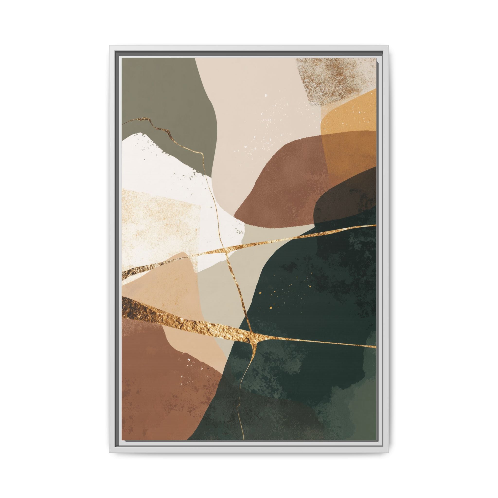 Geological Whispers: Organic Abstractions, Metallic Landscapes, Contemporary Minimalist Design   |   Custom Orders Accepted