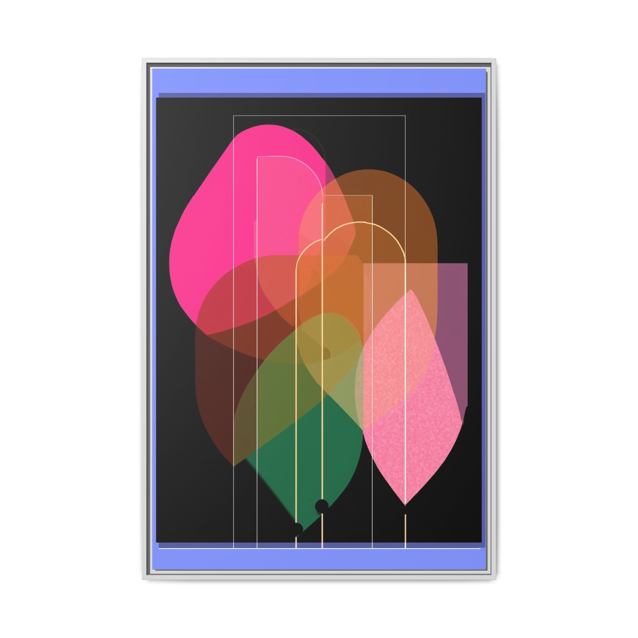 Organic Geometry: Abstract Shape Symphony, Minimalist Color Layers, Contemporary Graphic Design   |   Custom Orders Accepted