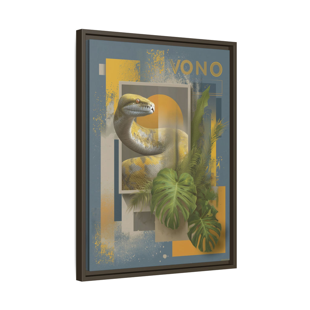 Serpent in Geometrics: Tropical Graphic Design, Modern Nature Illustration   |    Custom Orders Available