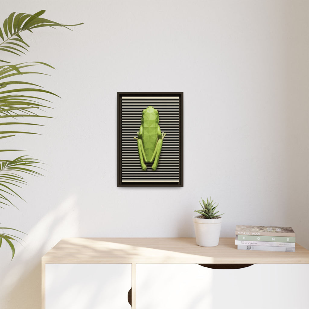 Geometric Amphibian: Low-Poly Frog Design, Digital Art Minimalism   |  Personalized & Custom Orders Available