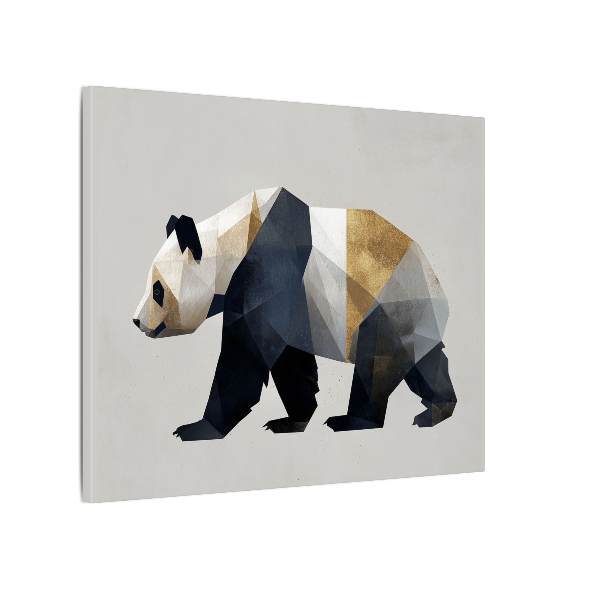 Geometric Panda: Minimalist Digital Art, Polygonal Wildlife Design, Contemporary Graphic Illustration   |  Personalized & Custom Orders