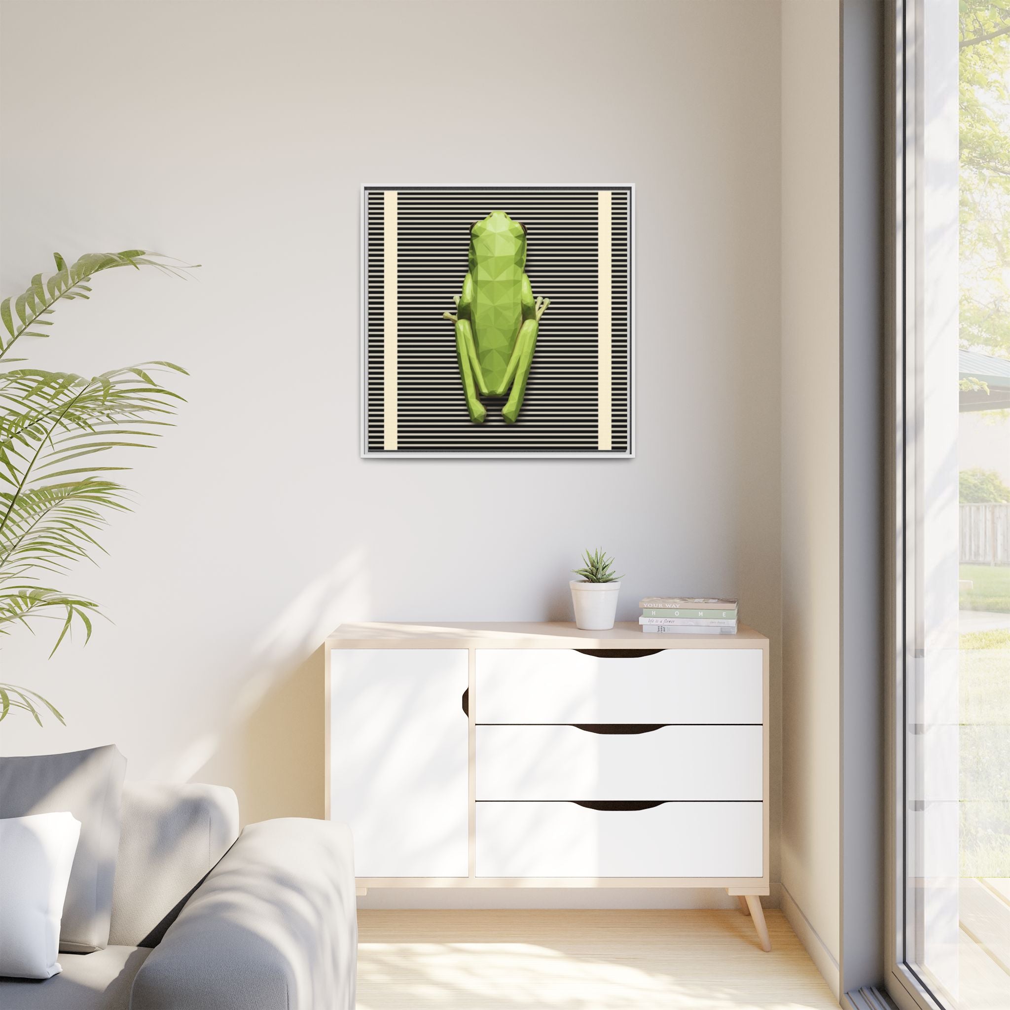 Geometric Amphibian: Low-Poly Frog Design, Digital Art Minimalism   |  Personalized & Custom Orders Available