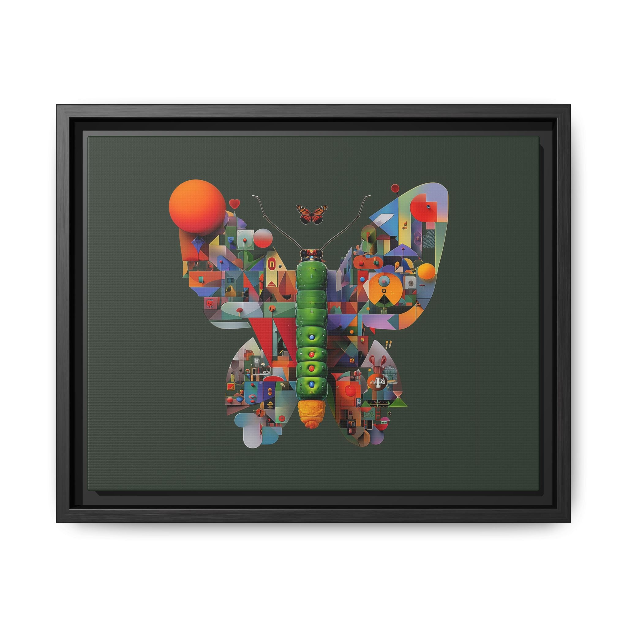 Furnie: Geometric Butterfly Mosaic, Digital Art Landscape   |    Custom Orders Available
