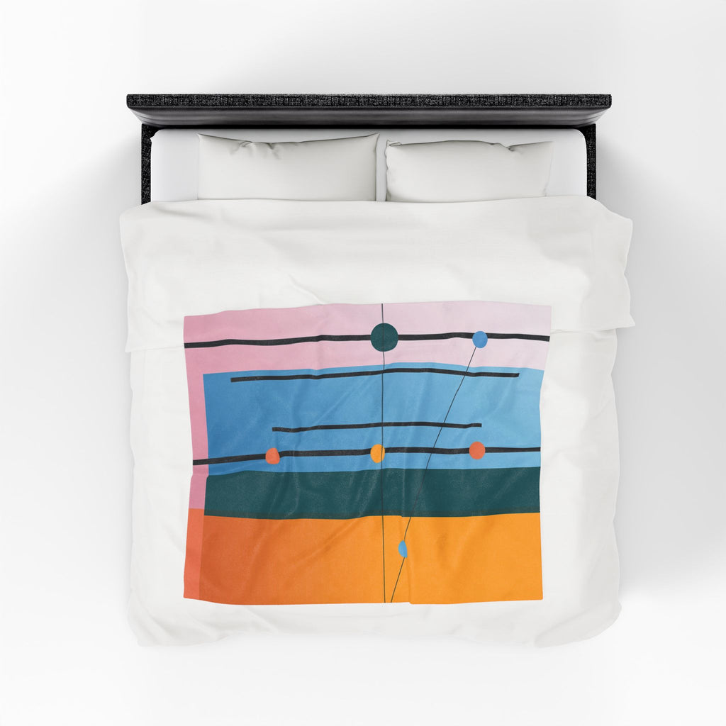 Constructivist Harmony: Geometric Color Fields, Modern Abstract Design   |    Custom Orders Available