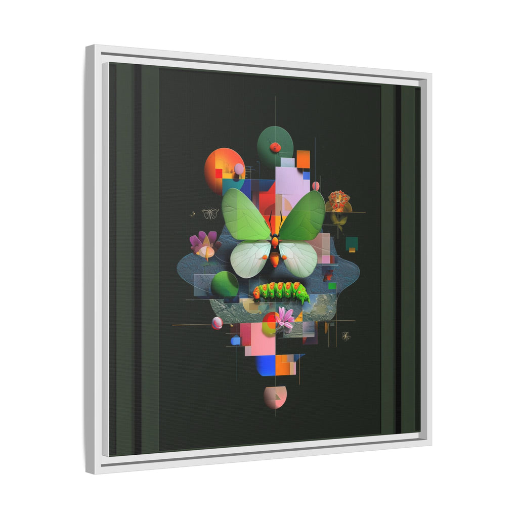 Metamorphosis Geometry Framed Print : Digital Nature Synthesis, Butterfly Abstraction   |  Personalized & Custom Orders Available