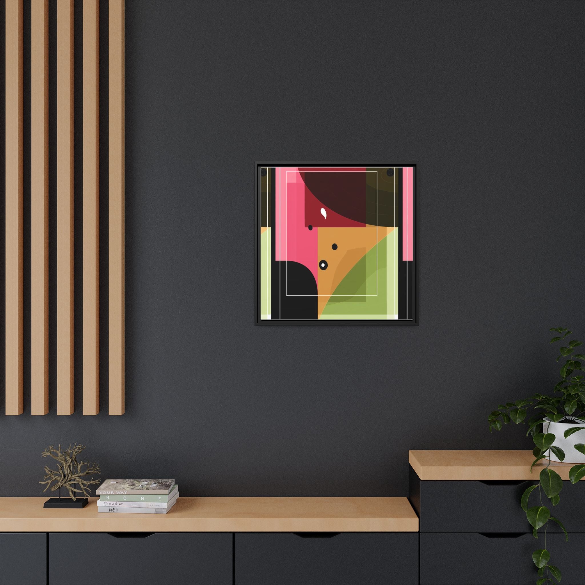 Geometric Convergence: Abstract Modernist Composition, Constructivist Color Blocking, Layered Geometric Design   |   Custom Orders Accepted