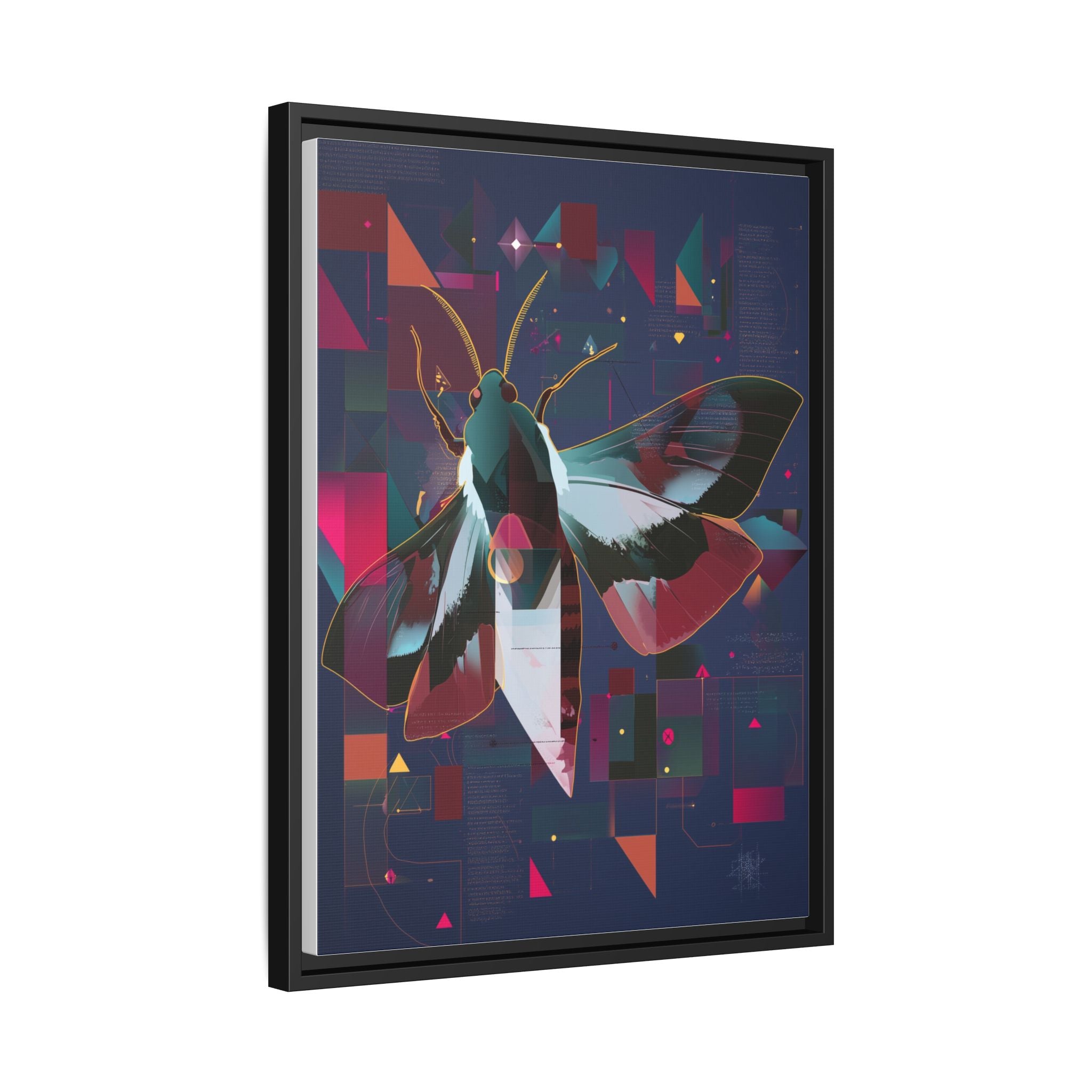 Digital Metamorphosis: Geometric Butterfly, Technological Nature   |    Custom Orders Available
