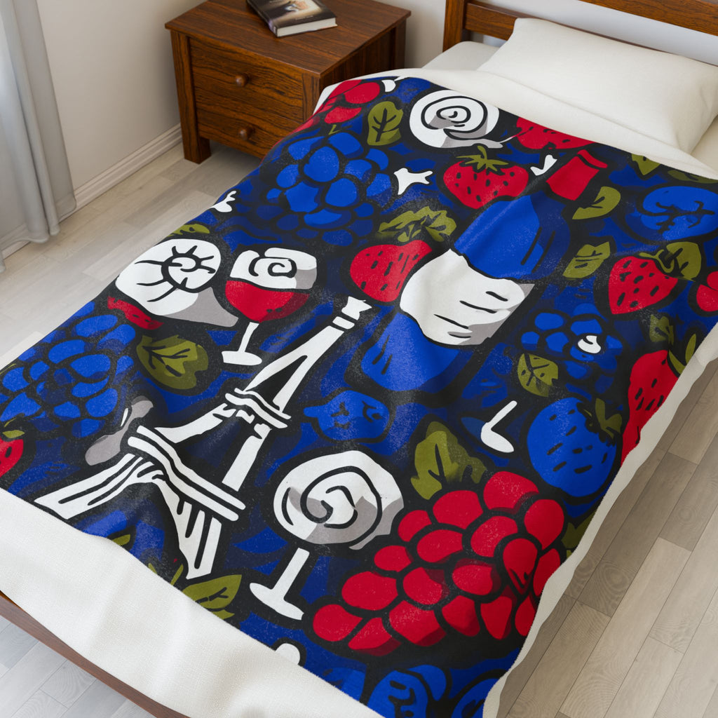 French Pop Panorama: Eiffel Tower Cultural Collage, Vibrant National Symbols   |   Custom Orders Accepted