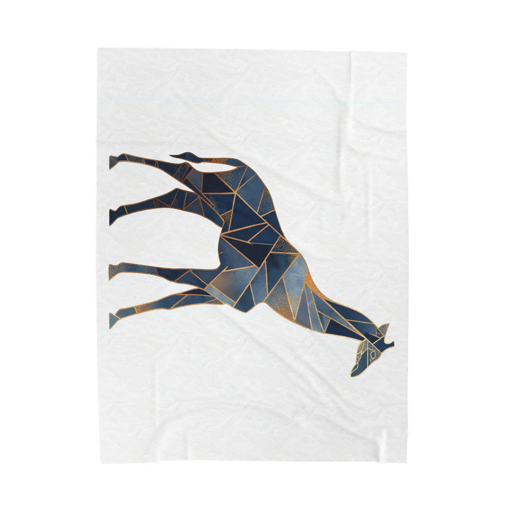 Geometric Giraffe Duvet: Cubist Mosaic, Angular Wildlife Art, Modern Fragmented Design   |  Personalized & Custom Orders Available