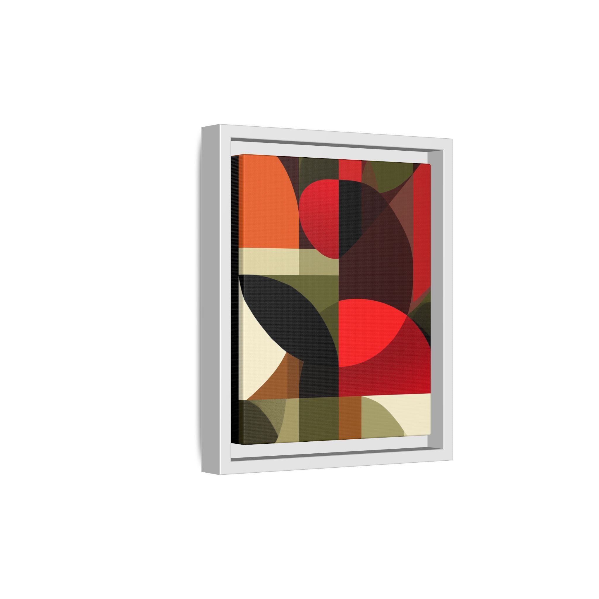 Geometric Fusion: Modern Abstract Composition, Cubist Color Blocks, Architectural Form Harmony   |   Custom Orders Accepted