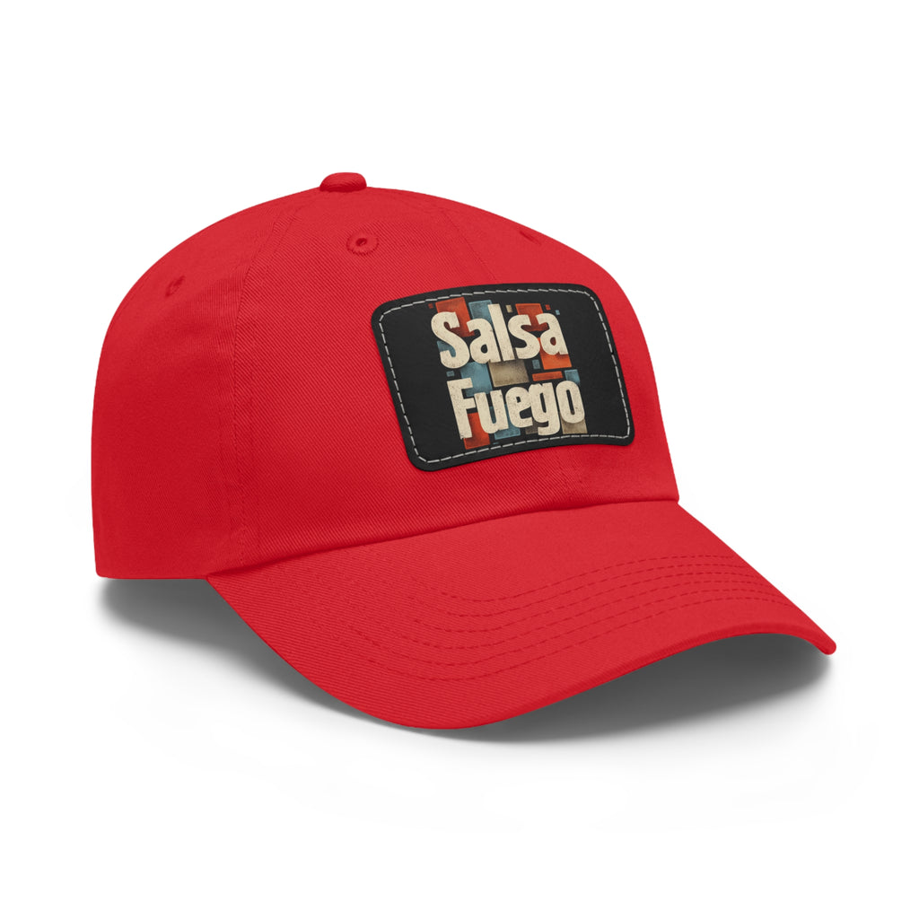 Salsa Fuego Geometric Dad Hat with Leather Patch (Rectangle)