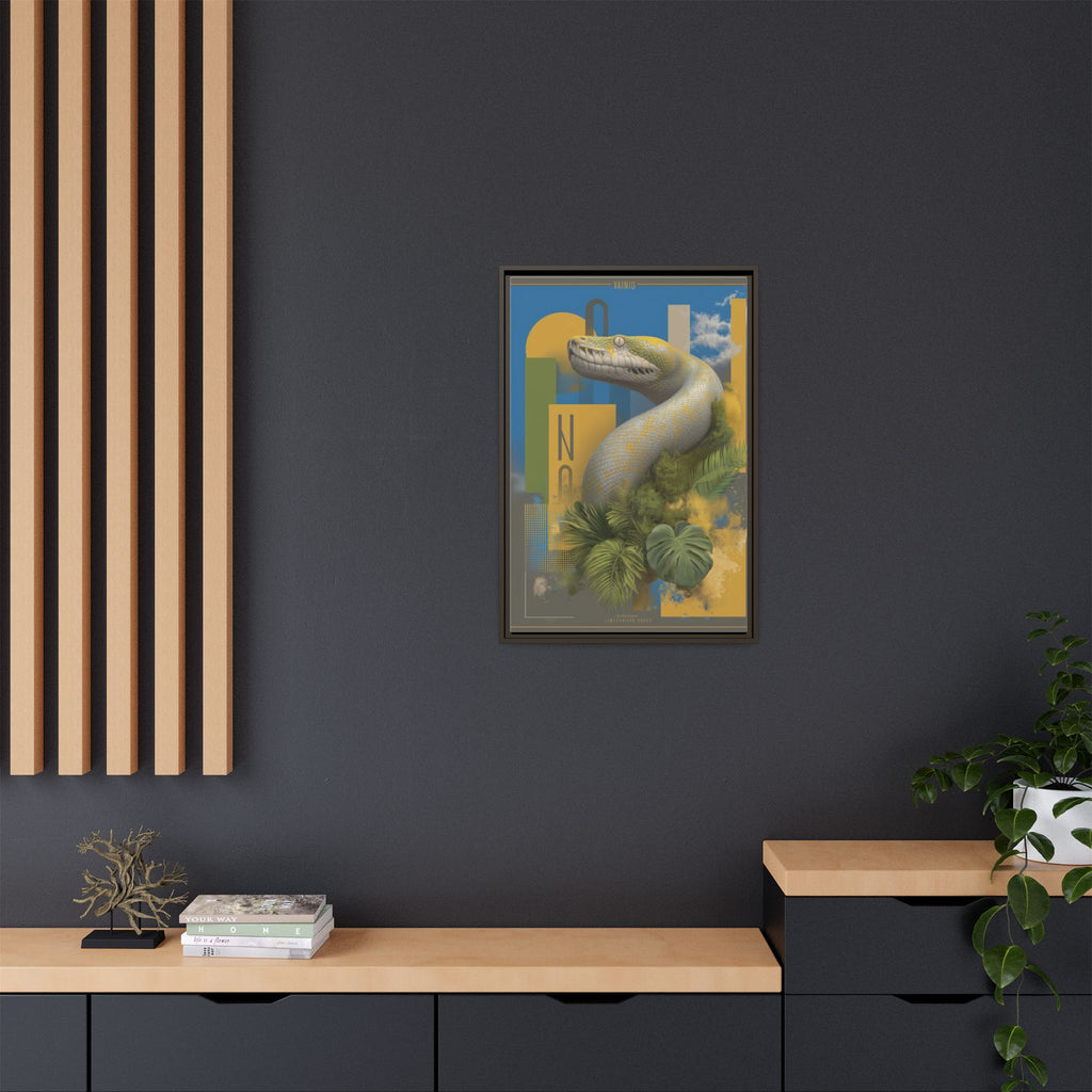 Serpent's Geometry: Tropical Realism, Digital Wildlife Composition   |    Custom Orders Available